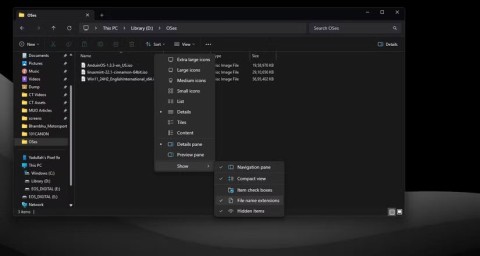 Как да покажете файлови разширения, да видите файлови разширения в Windows