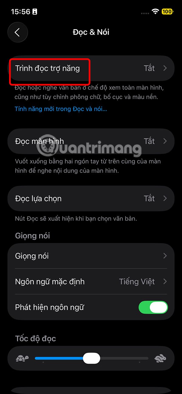 Jak přimět iPhone, aby vám četl text?