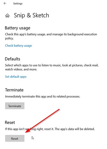 Oprava nefunkční klávesové zkratky Windows + Shift + S ve Windows 10