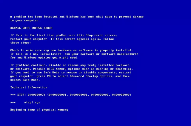 Hogyan javítsuk ki a kerneladatok beolvasási hibáját Windows rendszeren