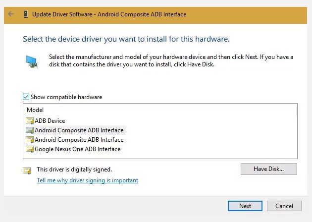 Kuinka korjata Android, joka ei muodosta yhteyttä Windowsiin ADB:n kautta