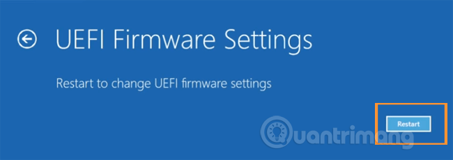 Sådan åbner du BIOS (UEFI) på Windows 10, hvordan retter du fejlen om ikke at kunne åbne BIOS i Windows 10