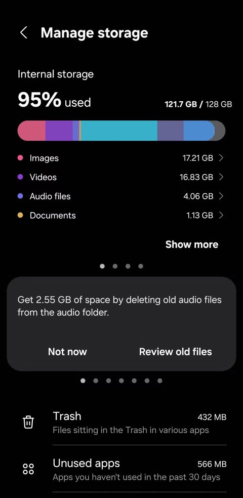 Kako dobiti nazaj 22 GB pomnilnika telefona Samsung, ne da bi izbrisali pomembne podatke