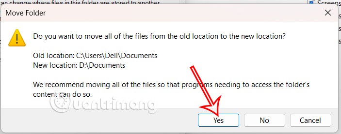 Jak změnit výchozí umístění složky Dokumenty ve Windows 11