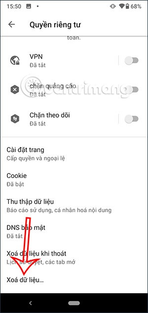 Slik sletter du nettleserloggen på en Android-telefon