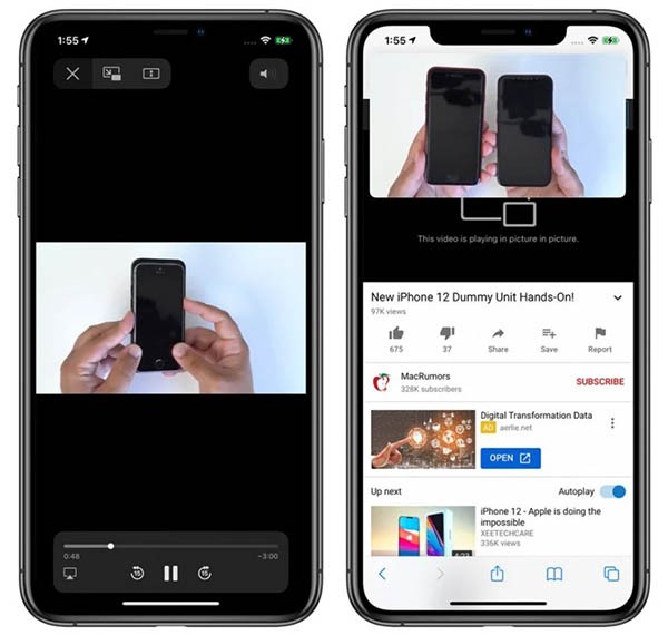 Obraz v obraze na iPhone: Ako povoliť a používať obraz v obraze (PIP)