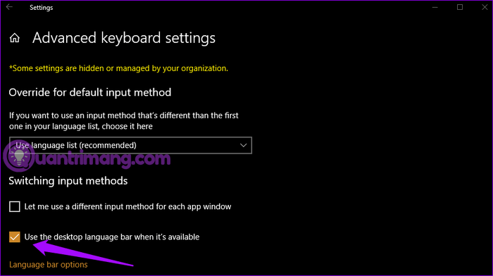 Hogyan javítsuk ki a hiányzó nyelvi sávot a Windows 10 rendszeren
