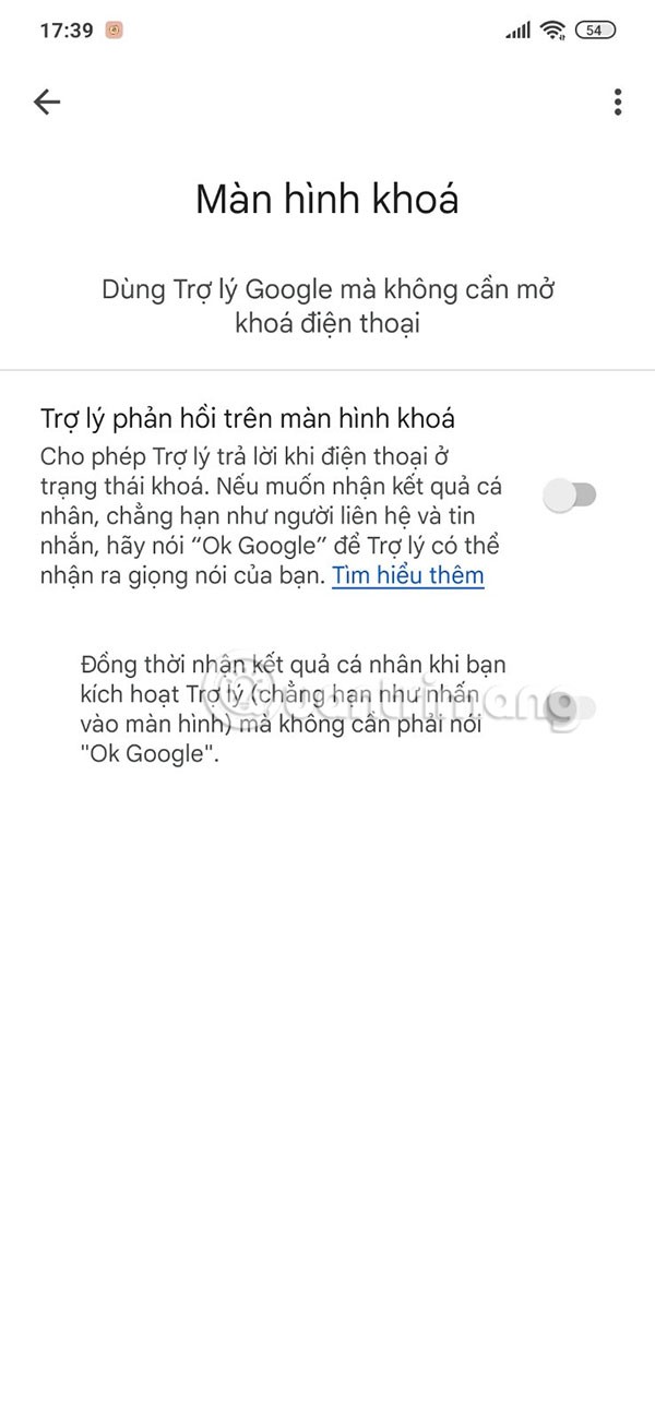 Kuinka poistaa Google Assistant käytöstä lukitusnäytöllä