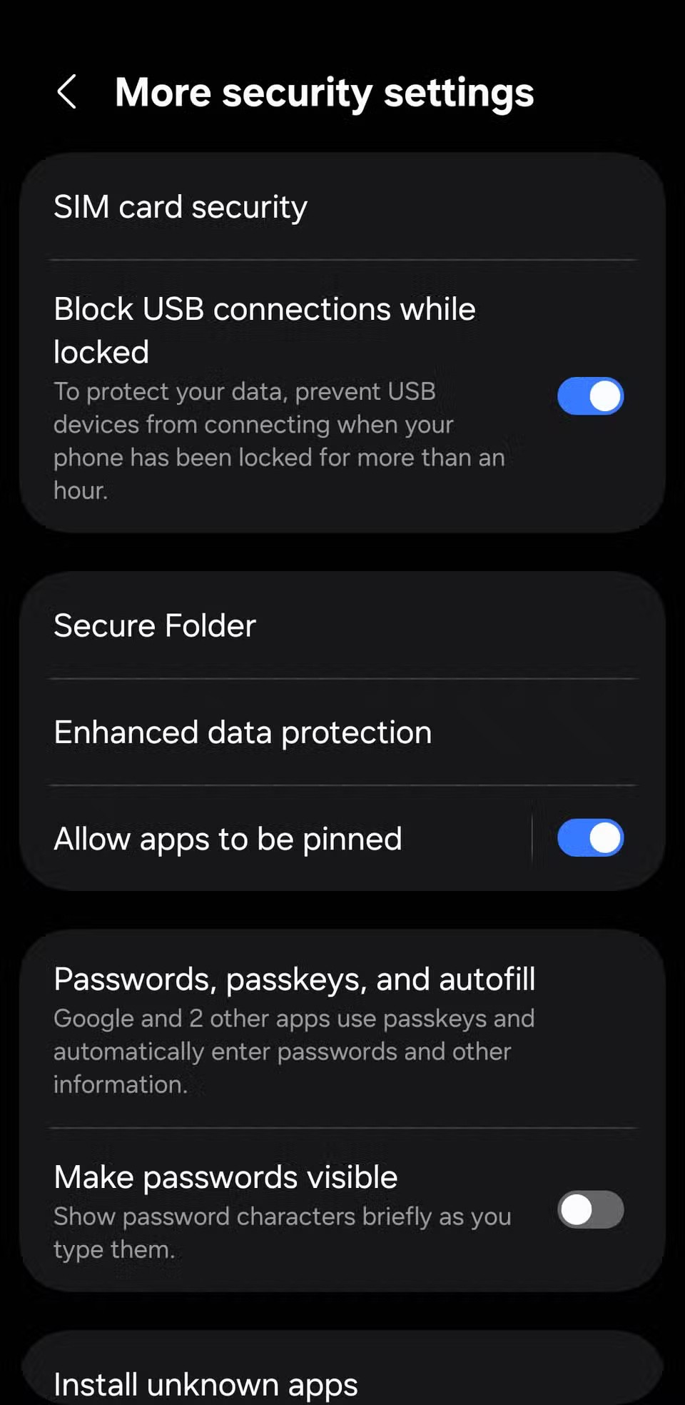 9 nastavení zabezpečení uzamčení obrazovky telefonu Android