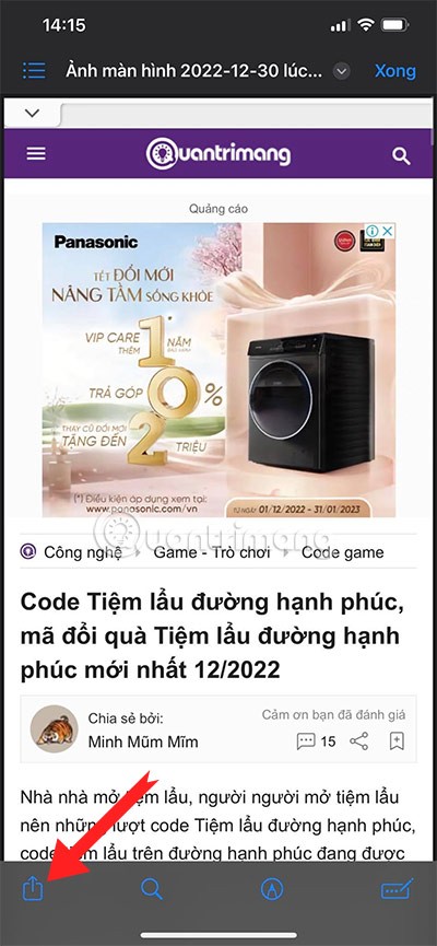 Kā uzņemt garus ekrānuzņēmumus iPhone tālrunī, kā uzņemt ritināmus ekrānuzņēmumus iPhone tālrunī