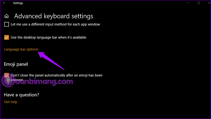 Hogyan javítsuk ki a hiányzó nyelvi sávot a Windows 10 rendszeren