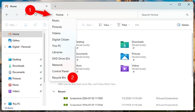 11 būdų, kaip atidaryti šiukšlinę sistemoje „Windows“