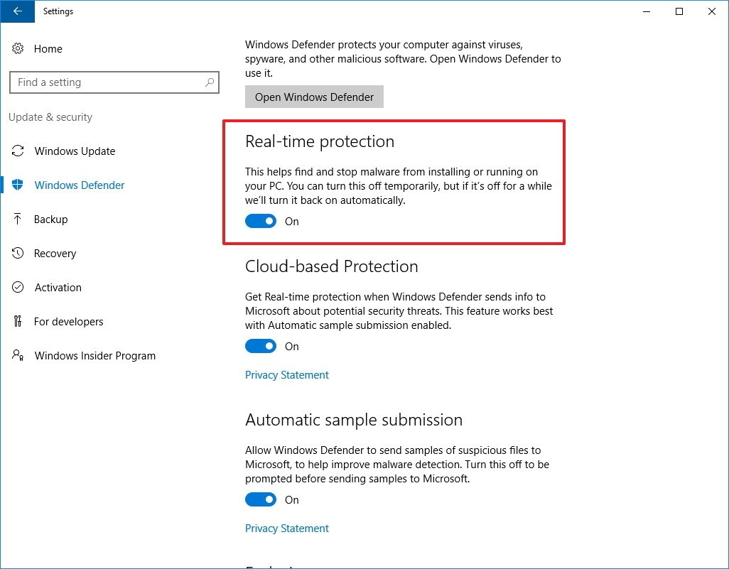 Windows Defenderin (Windowsin suojaus) poistaminen käytöstä Windows 10:ssä ja Windows 11:ssä