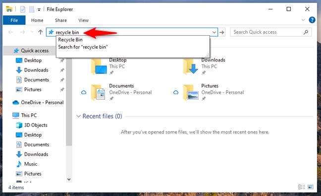 11 būdų, kaip atidaryti šiukšlinę sistemoje „Windows“