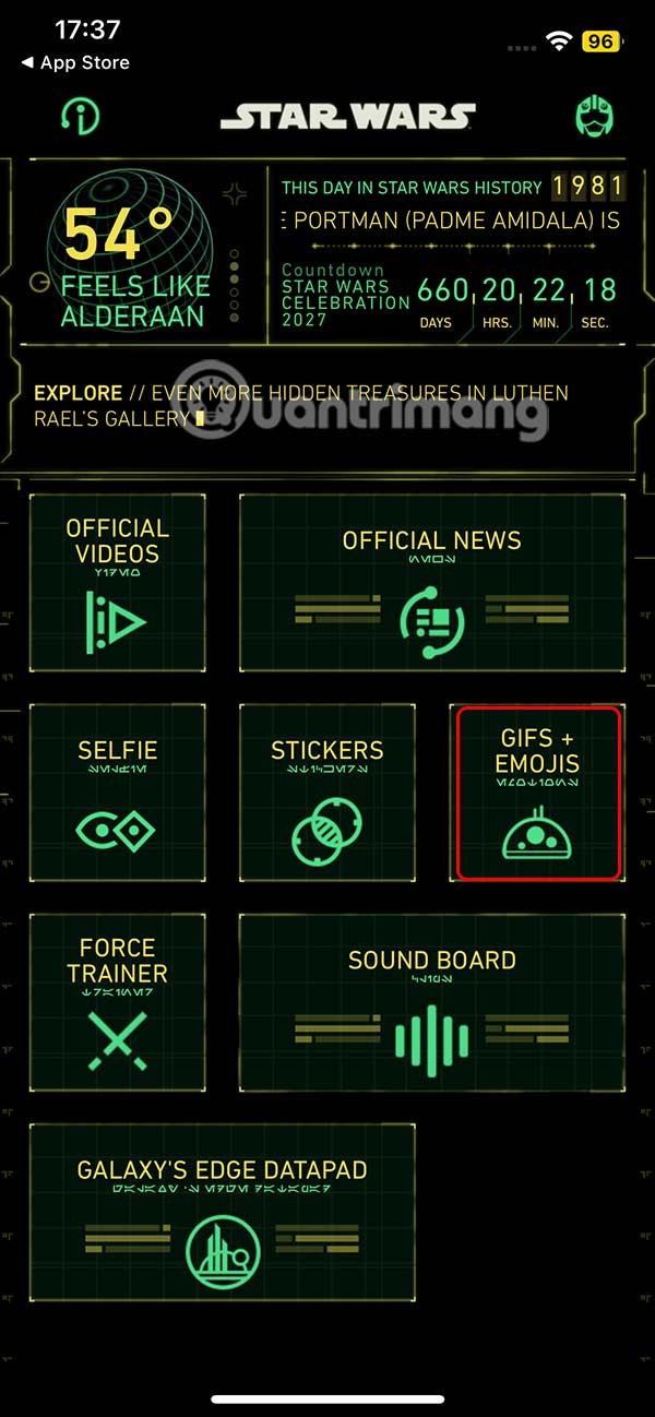Útmutató a Star Wars emojik iPhone-ra történő letöltéséhez