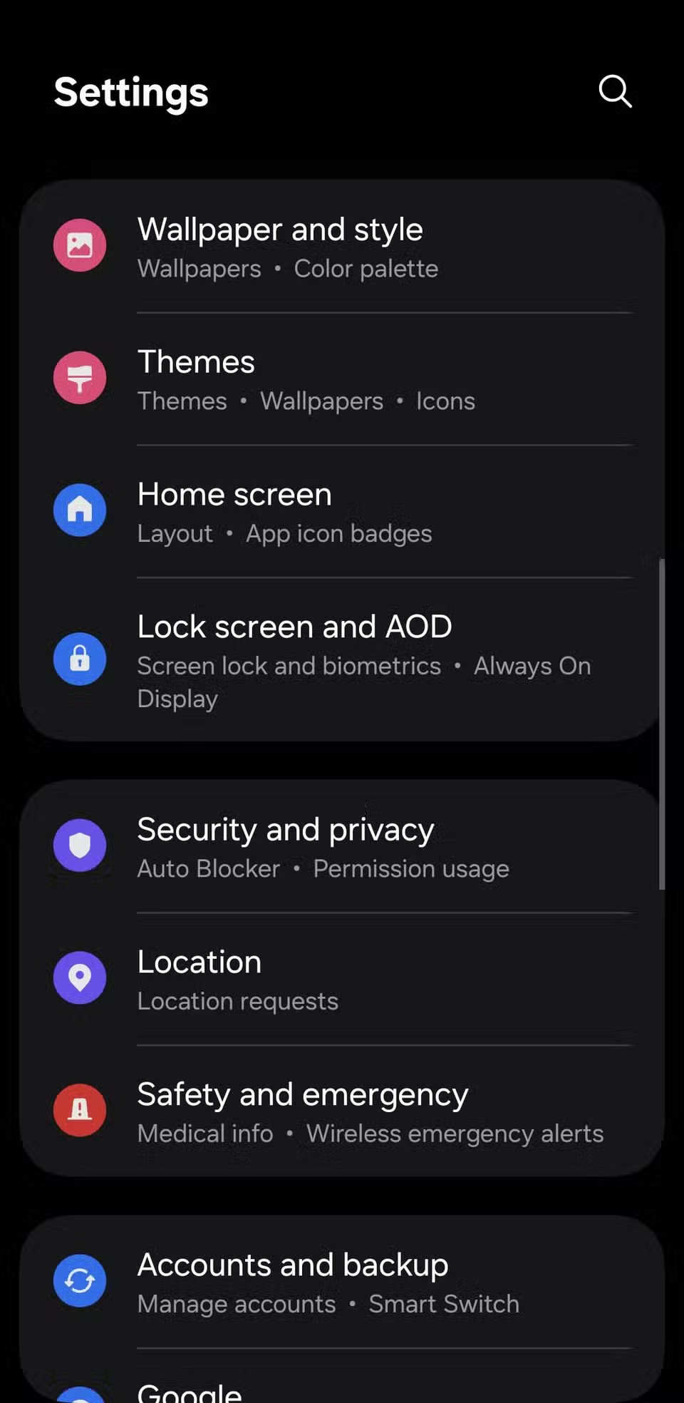 9 nastavení zabezpečení uzamčení obrazovky telefonu Android
