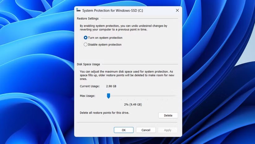 Jak odstranit staré body obnovení systému Windows a uvolnit tak místo