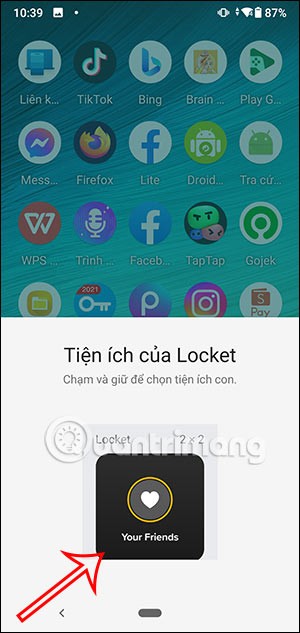 Kuinka käyttää Locket-widgetiä Androidilla