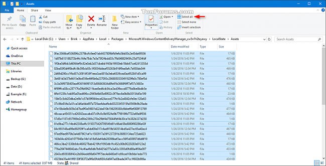 Как да изтеглите изображения на заключения екран на Windows 10 от Spotlight на вашия компютър