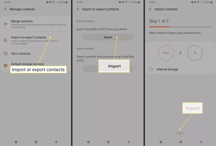 Jak obnovit smazané kontakty v systému Android