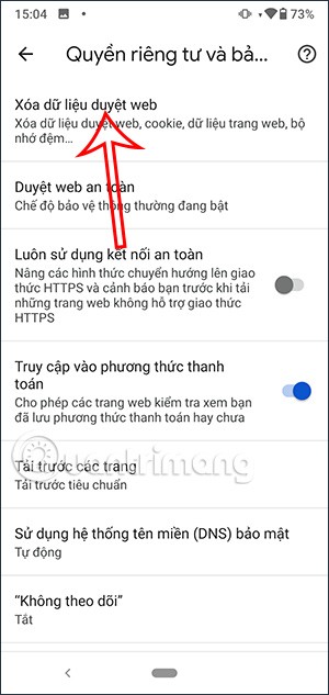 Slik sletter du nettleserloggen på en Android-telefon