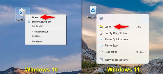 11 būdų, kaip atidaryti šiukšlinę sistemoje „Windows“