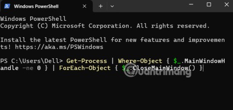 Како затворити све отворене апликације одједном на Windows 11?