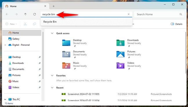 11 būdų, kaip atidaryti šiukšlinę sistemoje „Windows“