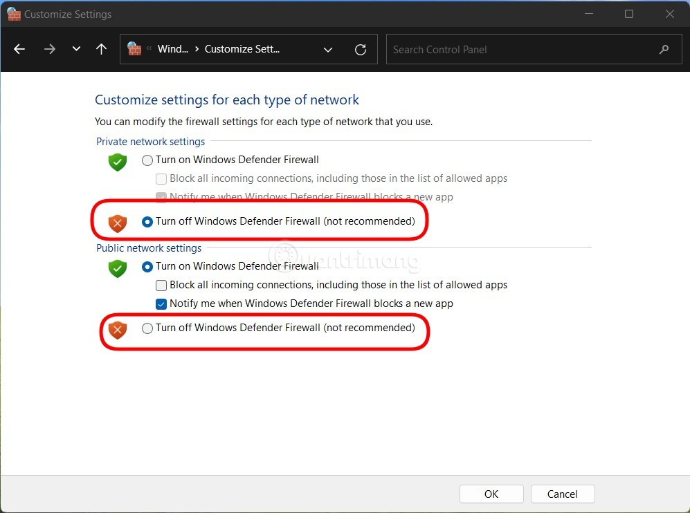 3 veidi, kā atspējot Windows 11 ugunsmūri 3 veidi, kā atspējot Windows 11 ugunsmūri