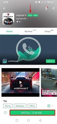 XAPK fájlok telepítése Androidra