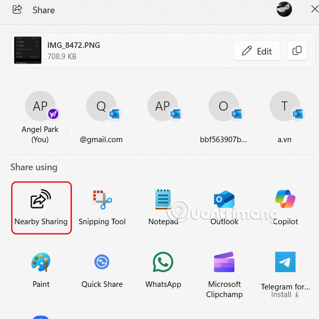 Norādījumi failu koplietošanai, izmantojot funkciju “Koplietošana tuvumā” operētājsistēmā Windows 10