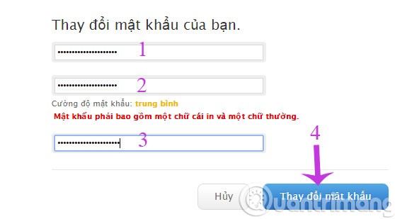 Az iCloud jelszó megváltoztatásának utasításai nagyon egyszerűek