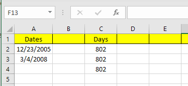 Com restar dates a Excel