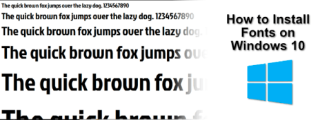 Kako instalirati fontove na Windows 10