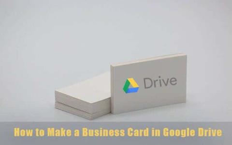 Com fer una targeta de visita a Google Drive