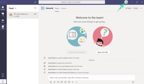 Kaip sustabdyti el. laiškus iš „Microsoft Teams“.