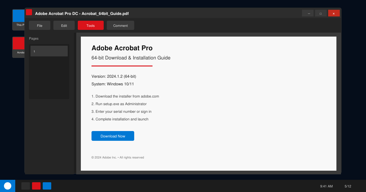 Adobe Acrobat download 64 bit