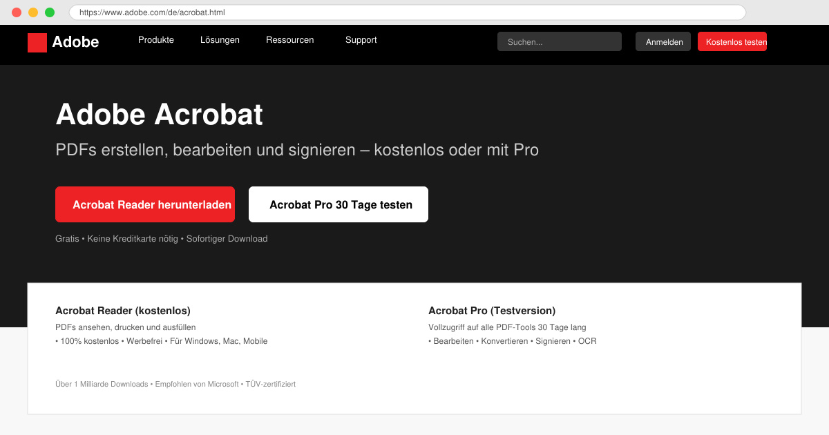Adobe Acrobat gratis download