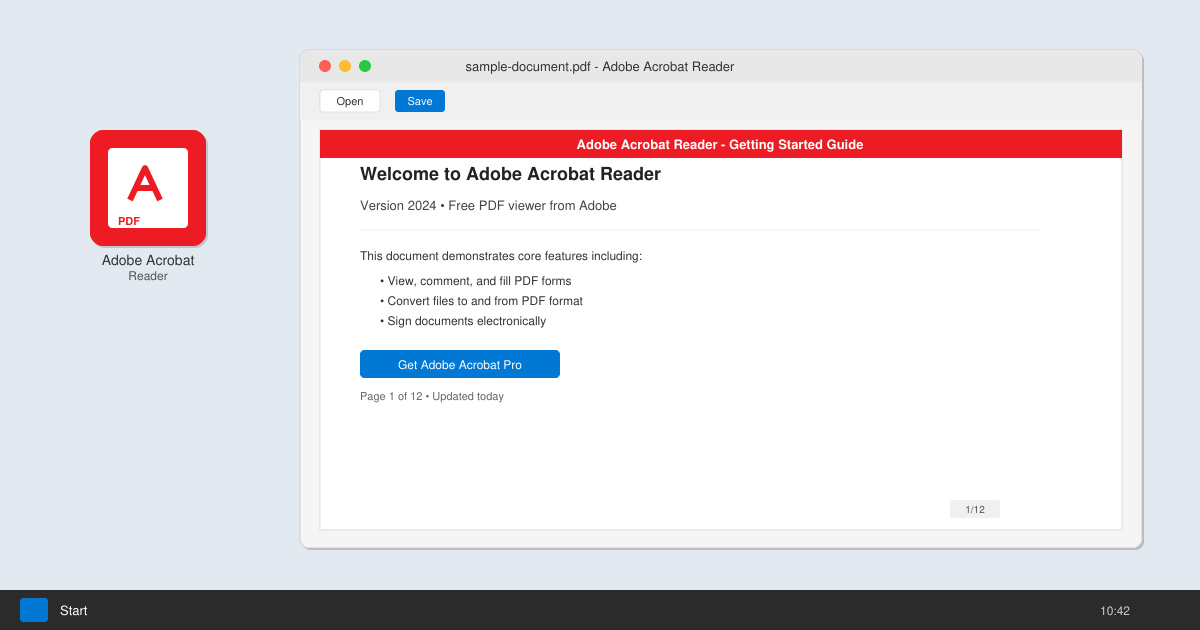 Adobe reader get Adobe