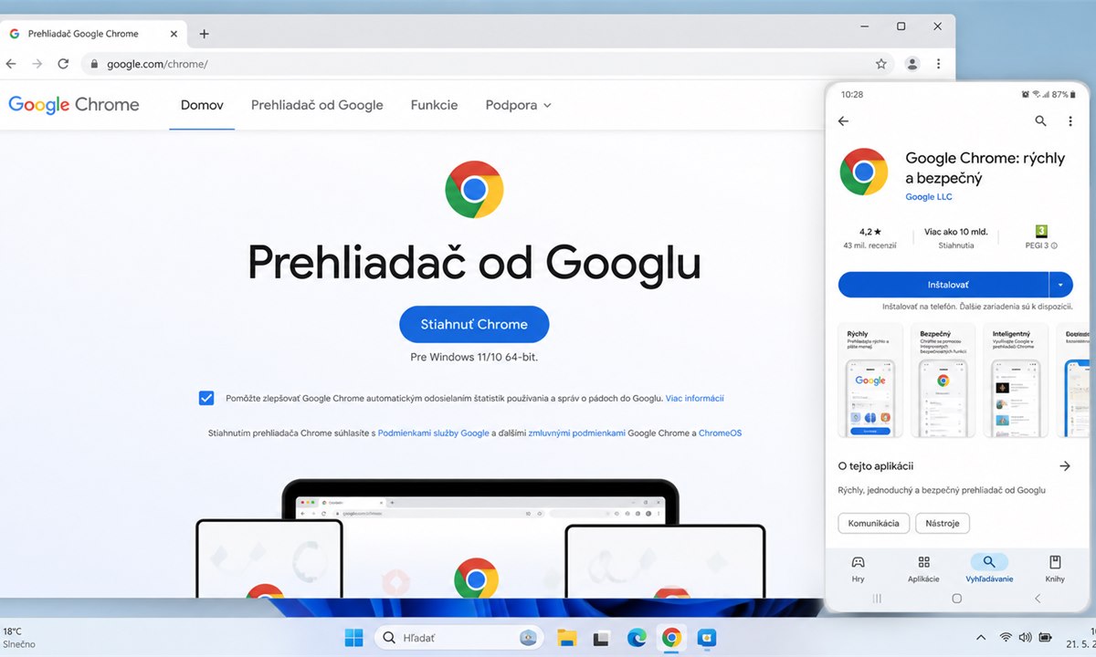 Ako nainstalovat Google Chrome