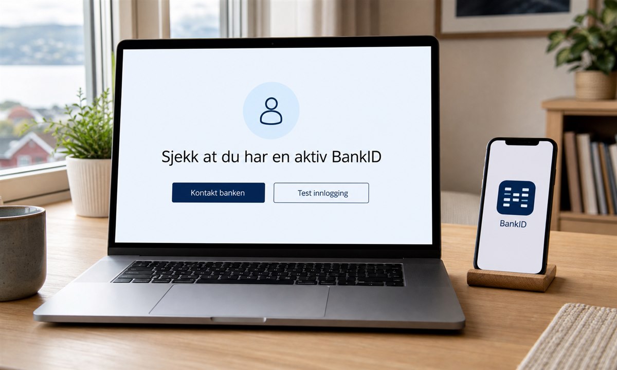 Kontakt banken for å aktivere BankID på mobil