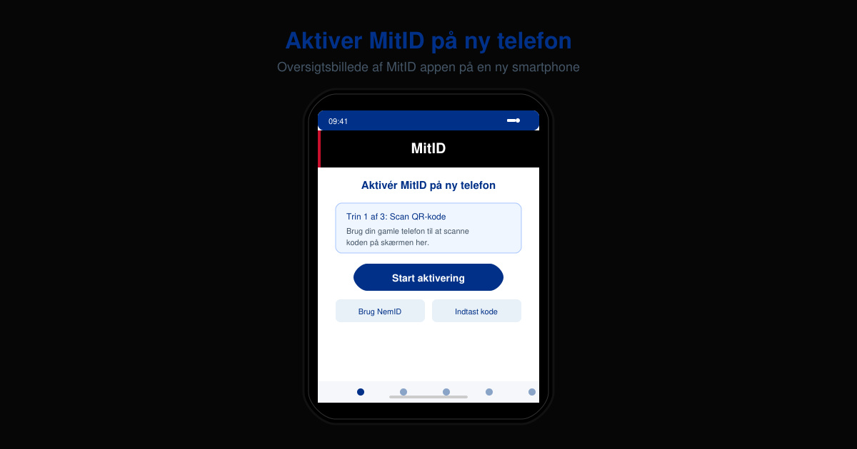 Aktiver MitID på ny telefon