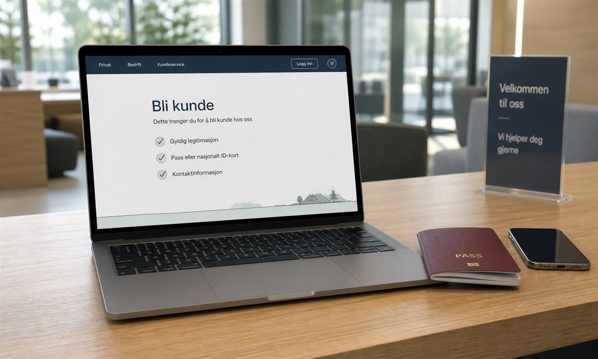 Bli bankkunde som første steg i aktivering av bank ID