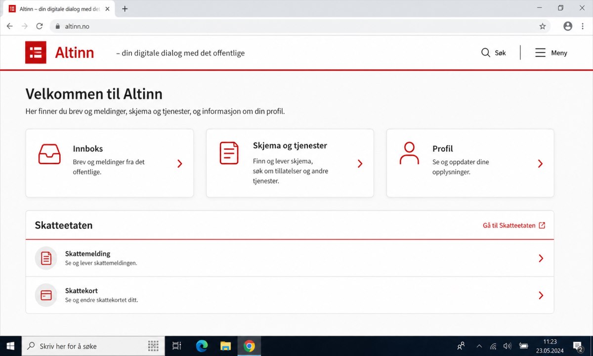 Altinn skatteetaten min side