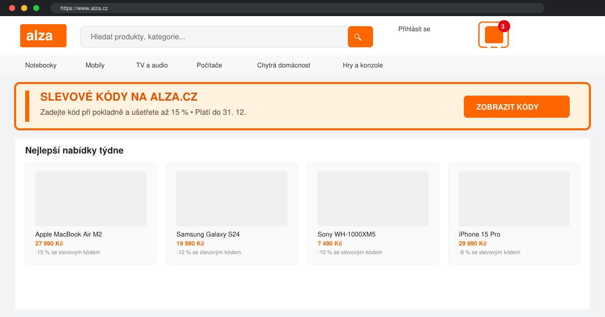 Alza cz slevový kod