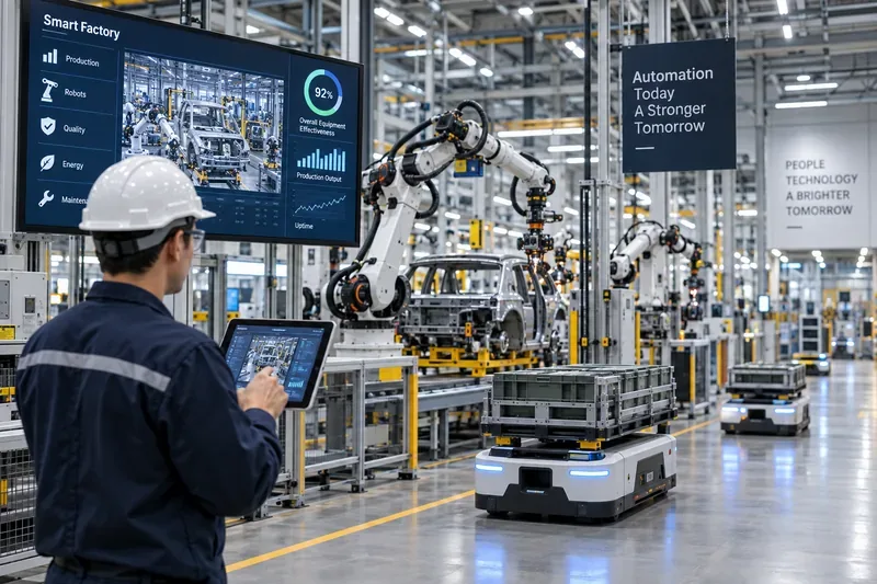 Autonomní systémy ve velkém měřítku: Jak chytrá automatizace mění podobu továren