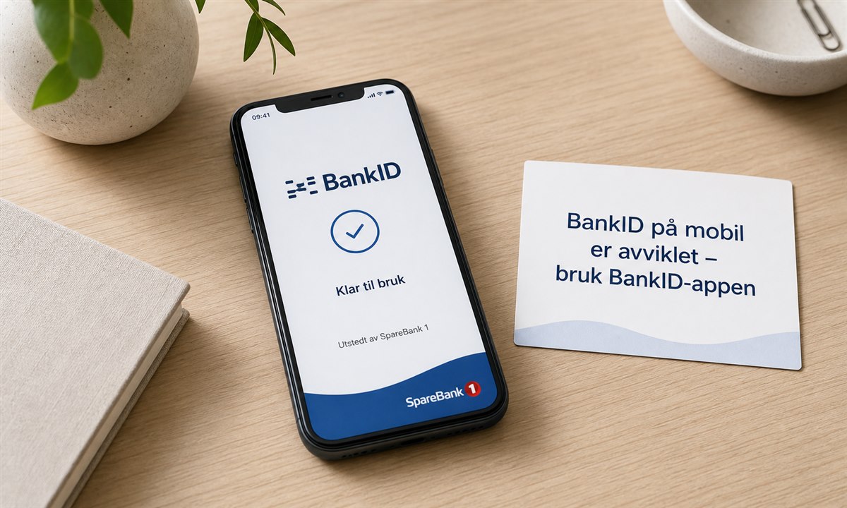 Bank ID på mobil sparebank1