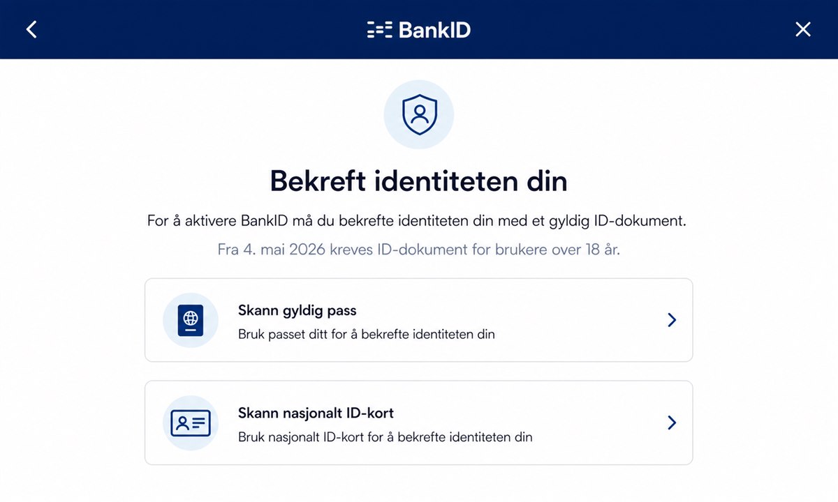 Bekrefte BankID med SMS-kode hos Sparebank 1