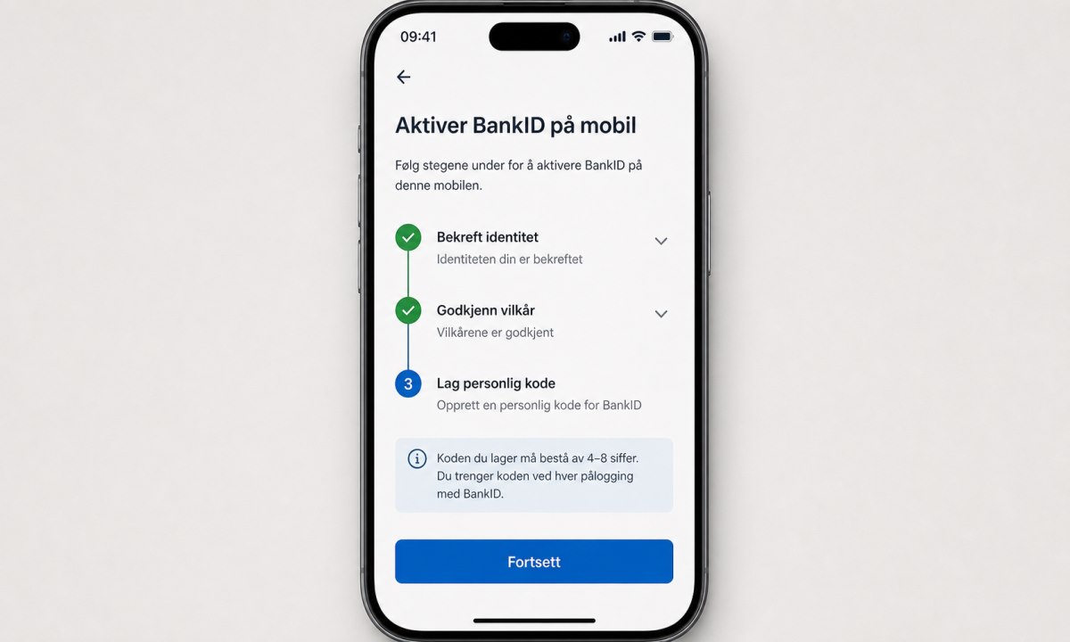 Aktivering av BankID på mobil i SpareBank 1-appen