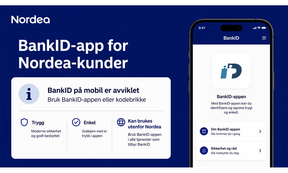 BankID på mobil nordea